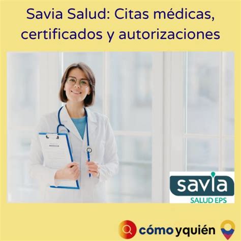 citas savia salud|Asignación de citas médic